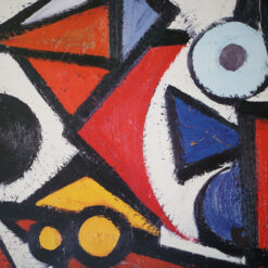 Reproductie Lee Krasner Composition 1943 abstract art print 1970s 6