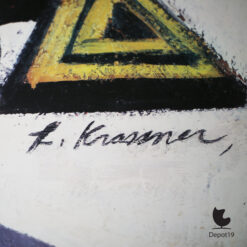 Reproductie Lee Krasner Composition 1943 abstract art print 1970s 7