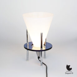 Rodolfo Dordoni stijl tafellamp Fontana Arte look Italië 1980s 1