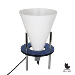 Rodolfo Dordoni stijl tafellamp Fontana Arte look Italië 1980s 2