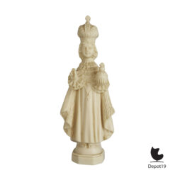 Santini albast composiet beeld Kindje Jezus van Praag Italy 1960s 1