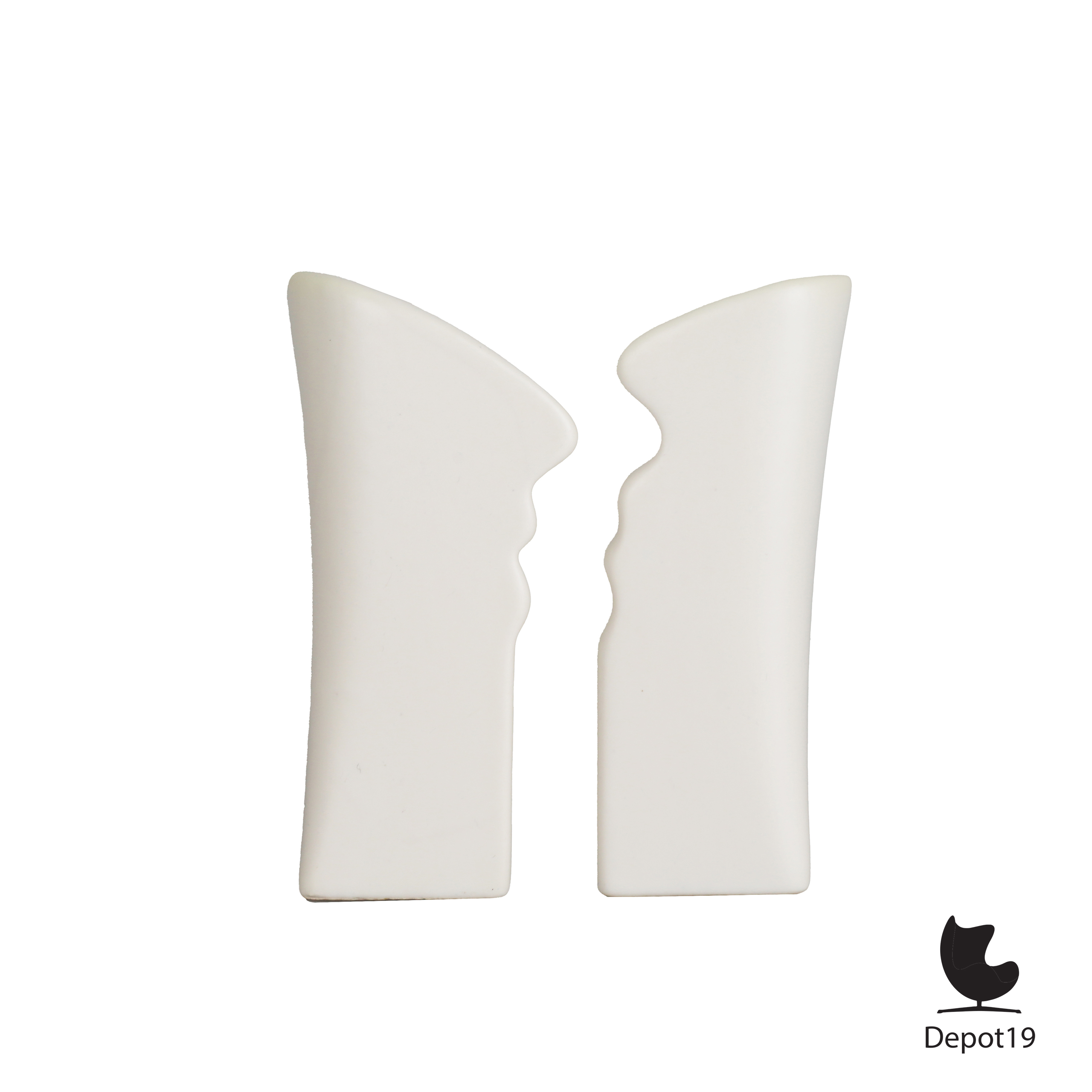 ASA Selection Kissing Candles Set Postmoderne kandelaars 1980s Wit 3