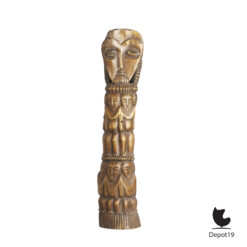 Gesneden waterbuffel totem Afrika uit been ca 1900 1