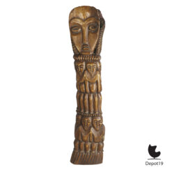 Gesneden waterbuffel totem Afrika uit been ca 1900 2