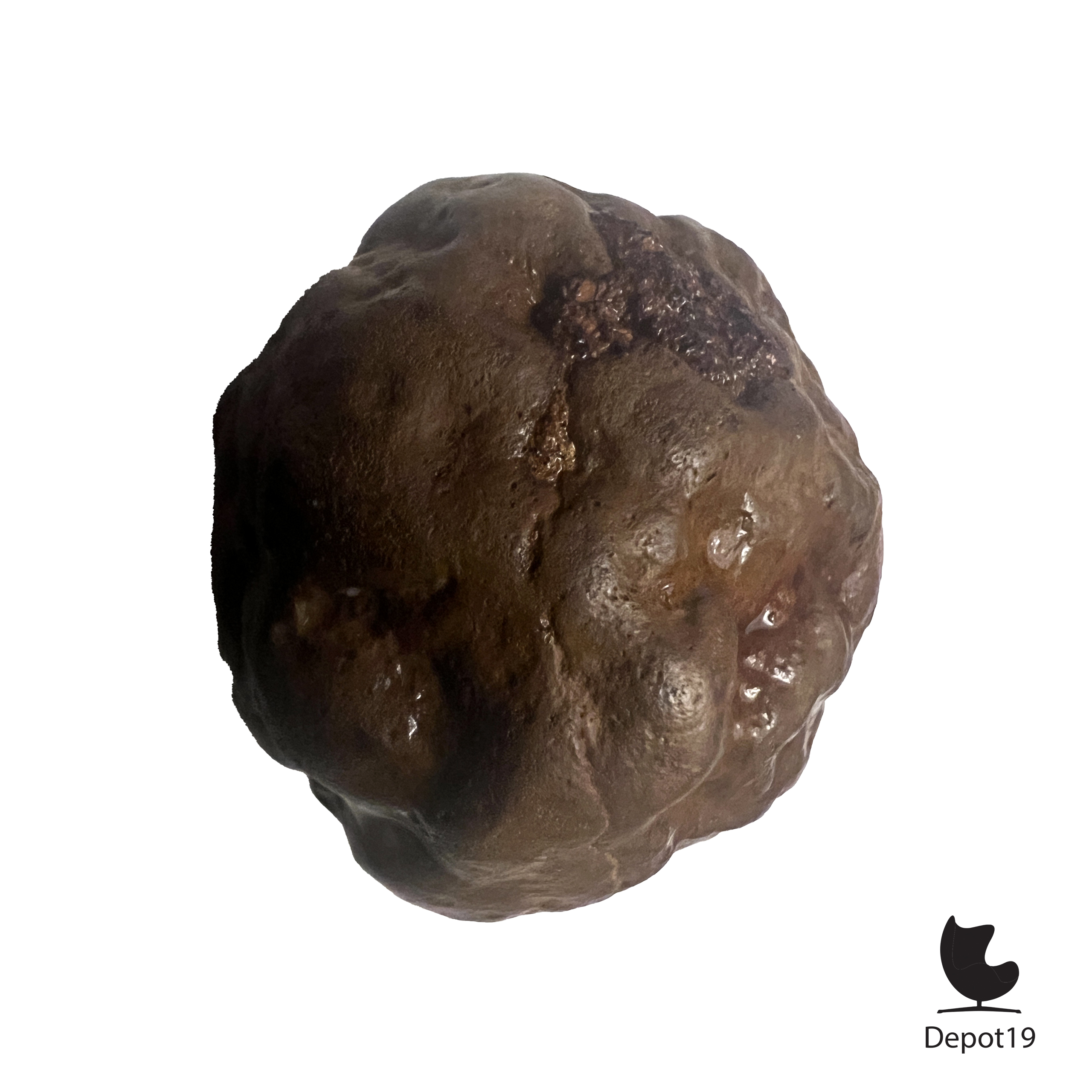 IJzeroxide concretie Natuurlijke ijzersteen Normandië 70-150 miljoen jaar oud - Afbeelding 2