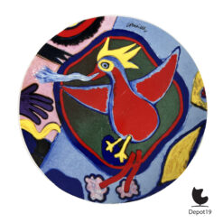 Vuurvogel Corneille CoBRA Sierbord keramiek schaal bord