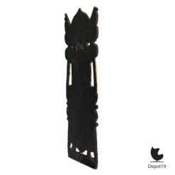 Balinees tempelbeeld Vrouwelijke arca polychromie en vergulding ca 1920 8