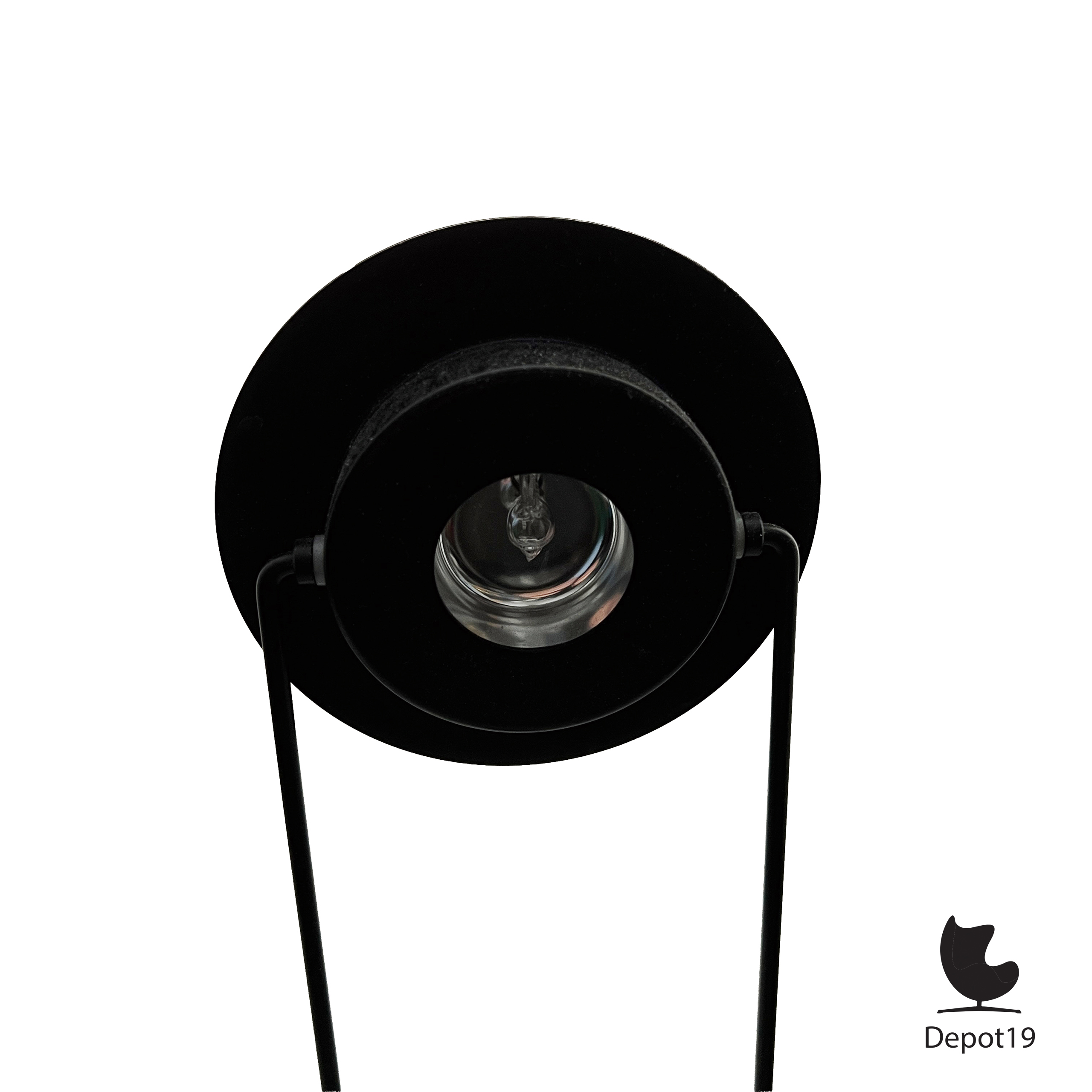 Halogeen tafellamp West-Duits industrieel ontwerp ca 1980s 1