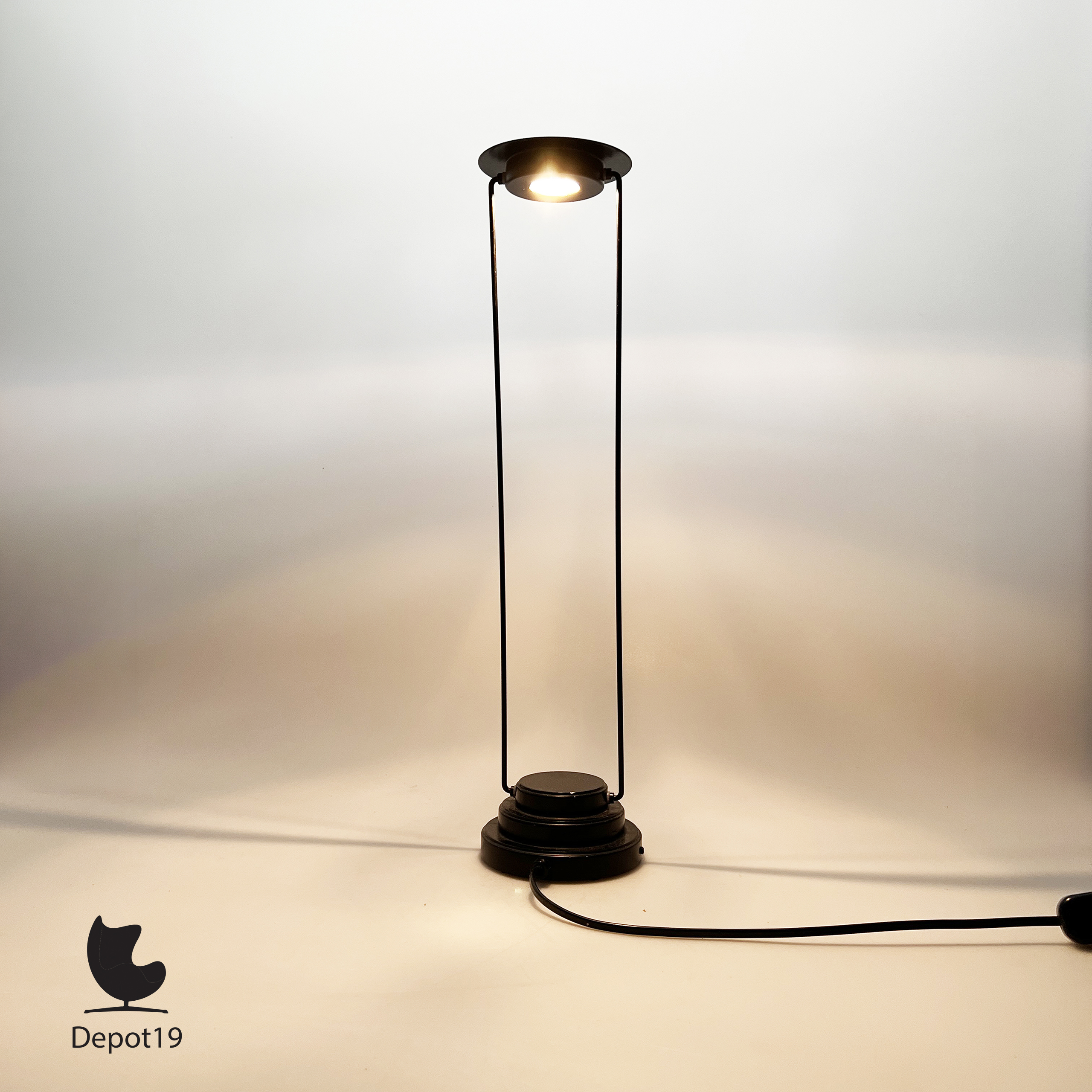 Halogeen tafellamp West-Duits industrieel ontwerp ca 1980s