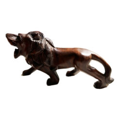 Indonesisch houtsnijwerk Leeuw Suar hout Bali Jaren 60