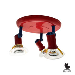 Memphis plafondlamp Brilliant postmodern design jaren 80 rood blauw geel 5